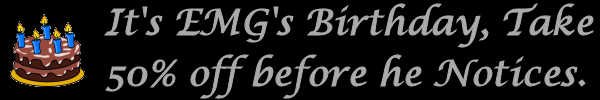 EMG Birthday Sale